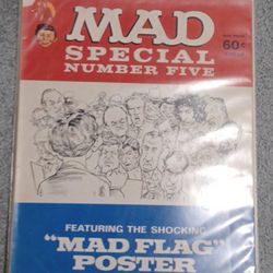 Vintage Mad Magazine Number 5 1971 Full Cover Wear No Poster