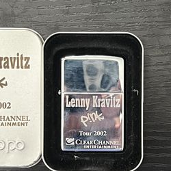 Lenny Kravitz Pink Tour 2002 Crew Zippo Ligher