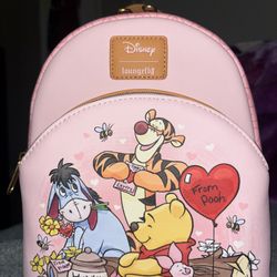 Loungefly Disney Winnie The Pooh Valentine's Day Mini Backpack