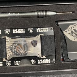 Custom Lasered Raiders Wallet