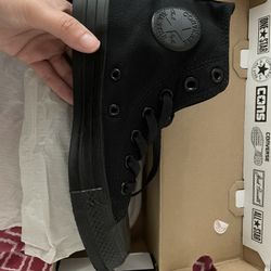 Black Converse Never Worn