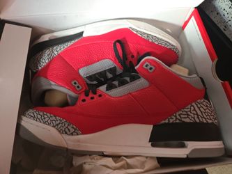 Air Jordan 3s Red/Black Sz 13 Used