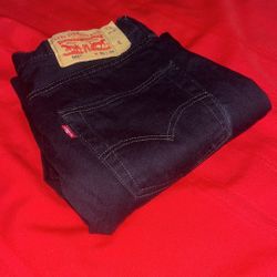 $24 30/34 Levi’s Black 501 Button Fly 