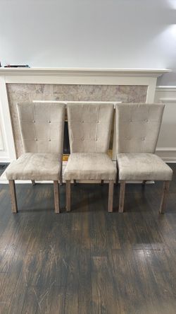 3 dining chairs