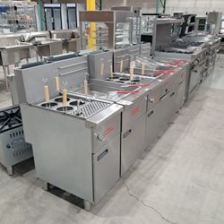 NSF Certified 40 50 80 Pounds Fryers Griddles Broilers Restaurant Equipment 