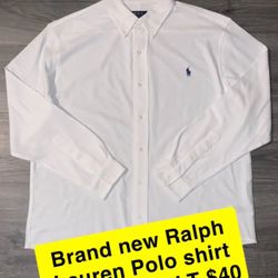 Brand New Ralph Lauren Polo Shirt Men’s Size 4LT $40 NWT