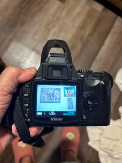 NIKON D40 CAMERA WITH 2 Extra Lenses ,cases And Charger 