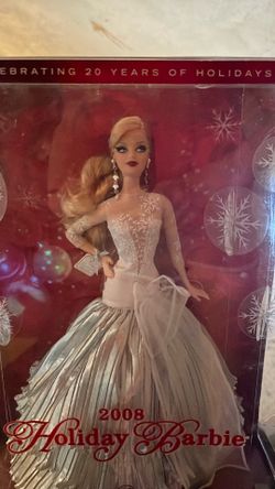 H 2008 holiday Barbie, doll, Barbie and a Christmas Carol hallmark