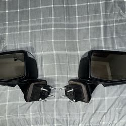2019-2025 GMC/CHEVROLET CHROME CAP SIDE MIRRORS WITH BLINDSPOT LIGHT