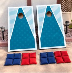 Cornhole Board Set – 2 Boards + 8 Bean Bags 🎯