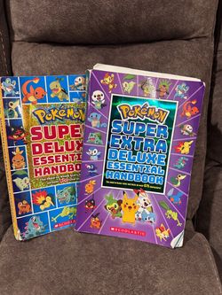 Sold As Is - Pokémon Super Deluxe Essential Handbook Set of 2