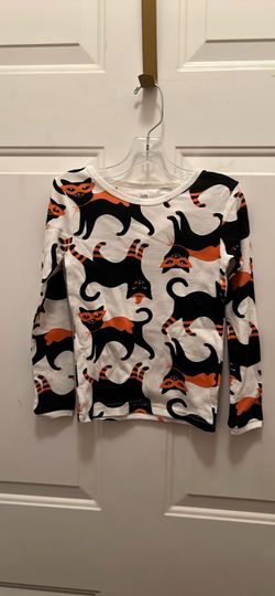 Halloween Long Sleeve Shirt With Cat’s