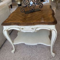 Solid wood end tables 