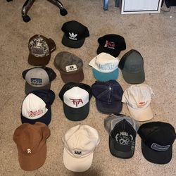 Some New And Used Hats 14 Differnt Hats
