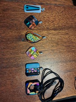 Fused glass pendants