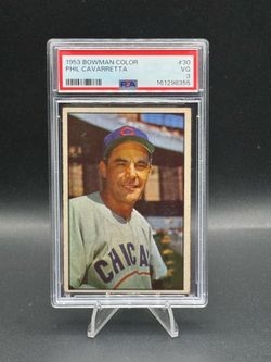 1953 Bowman Color #30 Phil Cavarretta PSA VG 3