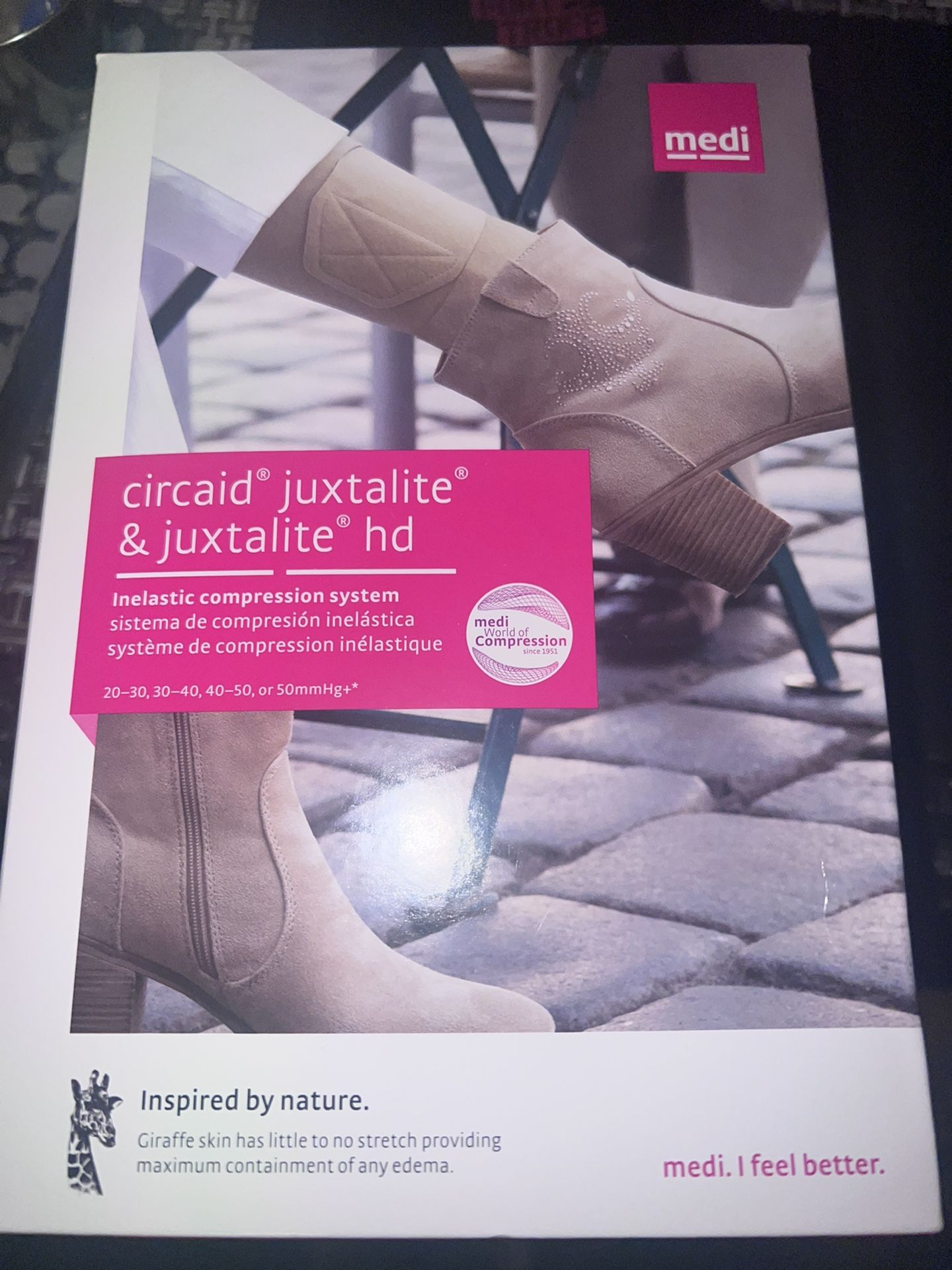 Compression Socks with Velcro Support Wraps