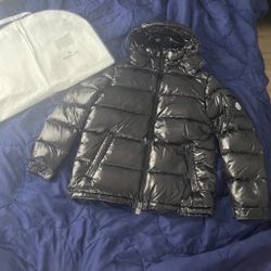 Moncler Black Maya Jacket Size 3