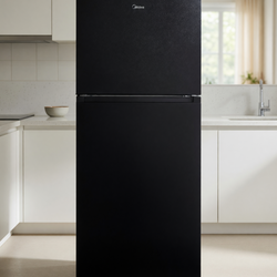 Midea 18.1 cu ft Top-Freezer Refrigerator Black – Like New - Charlotte, NC