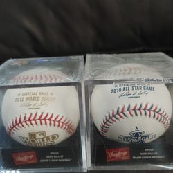 2010 All Star And World Series Basesball