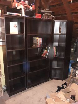 Executive bookshelves 20ft. espresso