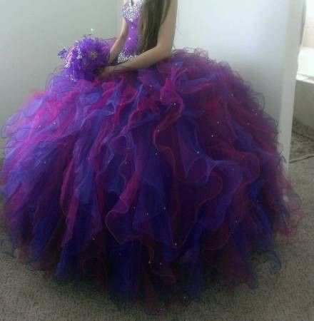 Quinceanera/Sweet Sixteen Dress, Size 2