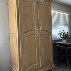 Solid Wood Armoire 