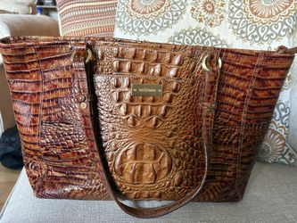 Brahmin Ashlee Pecan Brown Tote