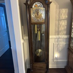 Antique Herschede Grandfather Clock