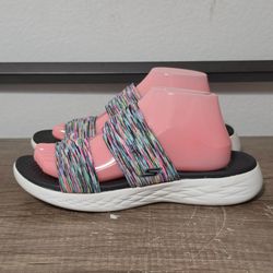 Skechers On The Go 600 Bedazzling Women's Slides Sandals Shoes Size 9