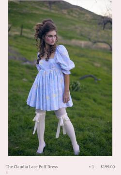 selkie the claudia lace puff dress
brand new with tags
dress size 6