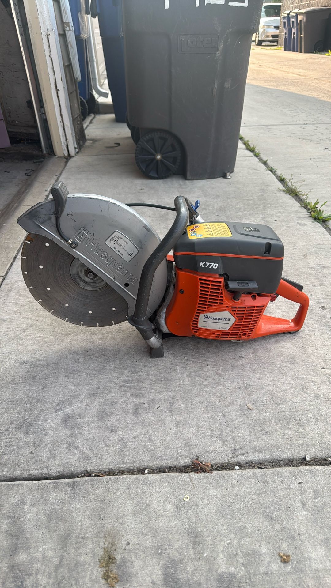 Use Normal Wear Beautiful ConditionK770 Husqvarna Gas cut Off Saw