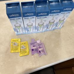 Dr brown bottles and sample baby wash