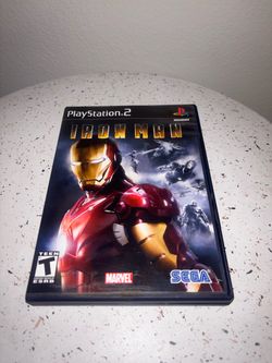 Iron Man PS2 PlayStation 2 CIB w/ Manual + Original Receipt - Sega Marvel