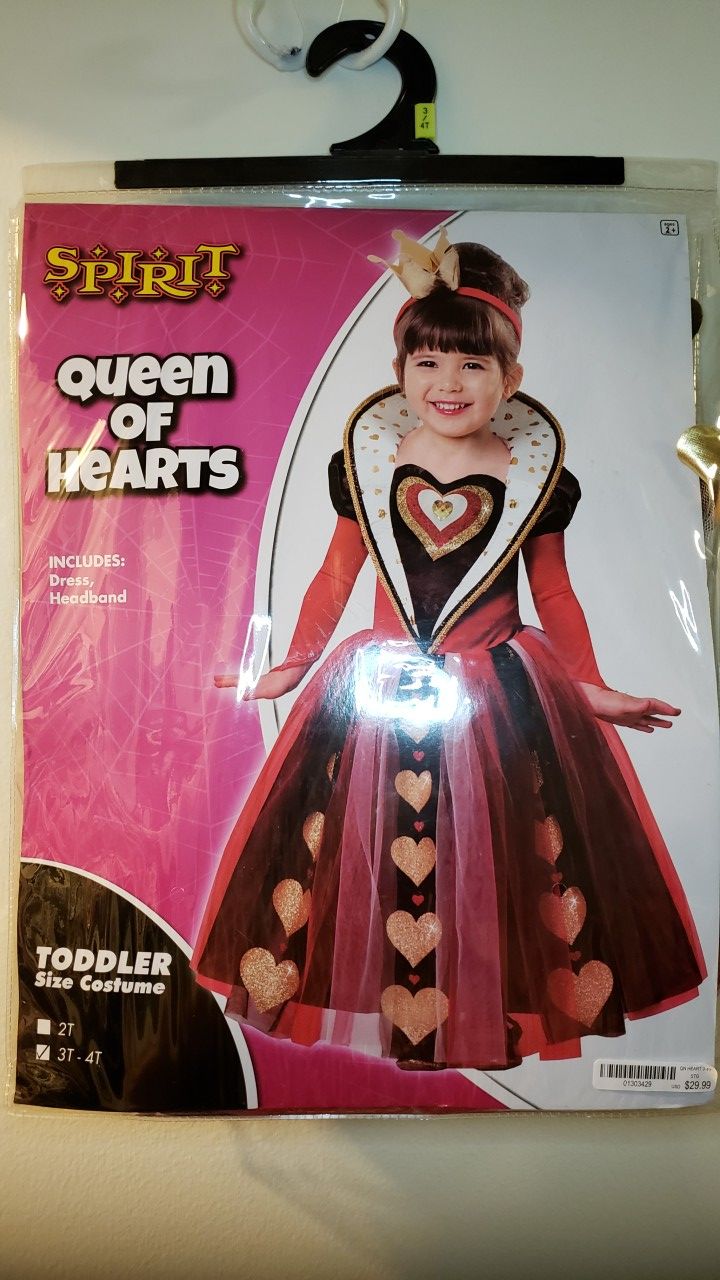 Queen of Hearts Toddler Costume