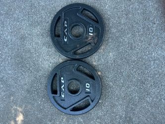 CAP 10 lb Olympic Weight Plates Pair