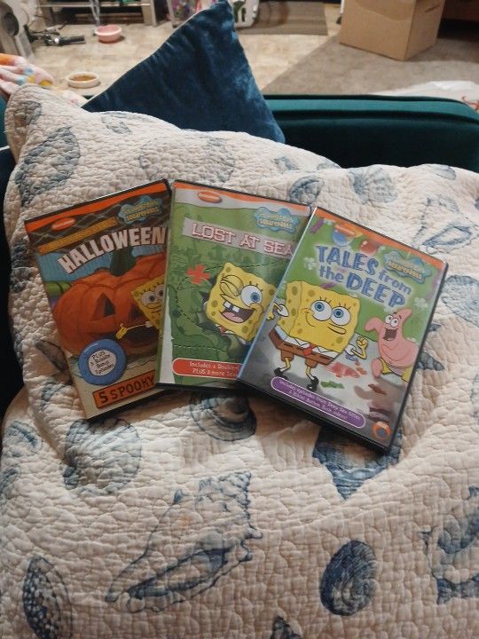 3 SpongeBob Squarepants DVDs