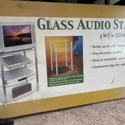 Glass Audio Stand 