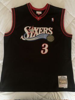 Men’s XL Allen Iverson 76ers Swingman Jersey