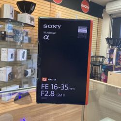 Sony 16-35mm F2.8 Mark II