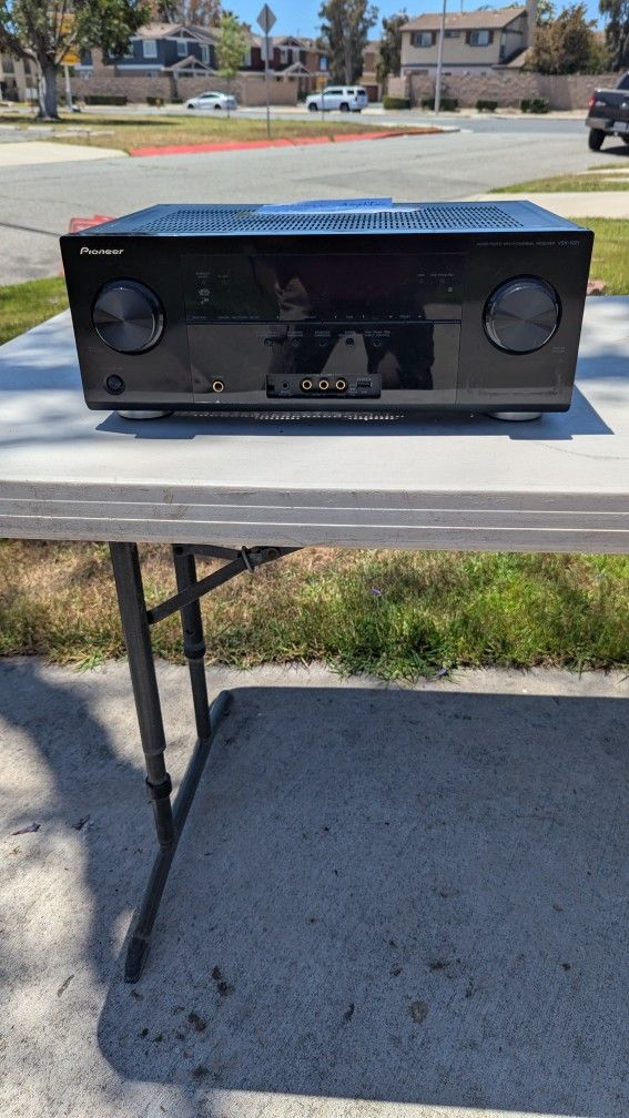 Receiver , Pioneer, $50. Theater Research ,Sub- Woofer, $60.