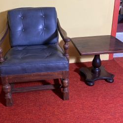 End Table / Arm Chair Combo 