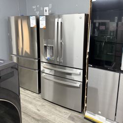 GE - Profile 4-Door French Door Refrigerator With Door In Door 