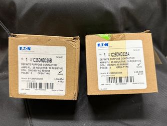 New 25A Contactors $50 EACH ($73 Amazon)