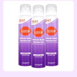 Spray Deodorant 3-Pack
Lavender Sage