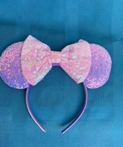Pink Minnie Mouse Ears Headband
