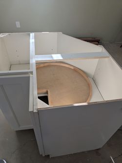 Kitchen Lazy-Susan Base Cabinet