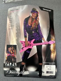 Adult Dreamgirl Rock and Roll costume