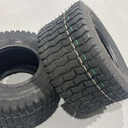 M-(2pack) New 13x6.50-6 Lawn Mower Tubeless Tire, 13x6.5-6 for Tractor Riding Lawnmowers, 4 Ply, Turf-V Pattern, $30