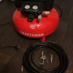 🚨 CRAFTSMAN Red 0.8HP 150 PSI 1-Stage Oil-Free Air Compressor 6 gal 🚨 ($160)